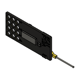 FlySky mini 4-channel receiver CAD model