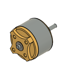 XXD A2212 2700KV brushless outrunner motor CAD model