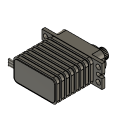 KM1203MD digital servo CAD model